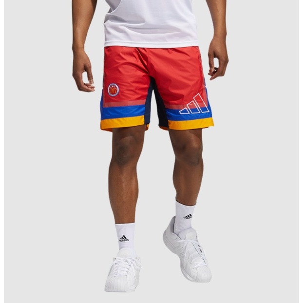 Adidas Mens Red Eric Emanuel Mcdonalds Games Basketball Shorts Size L